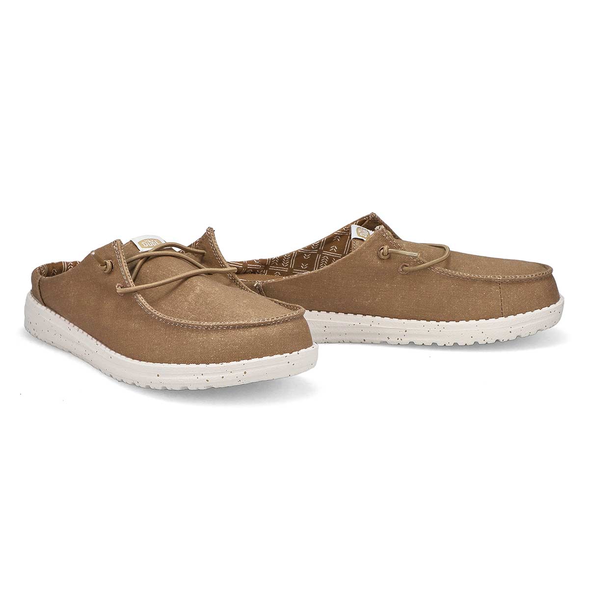 Women's Wendy Slip Classic Canvas Slip On Shoe - Walnut