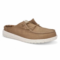 Women's Wendy Slip Classic Canvas Slip On Shoe - Walnut