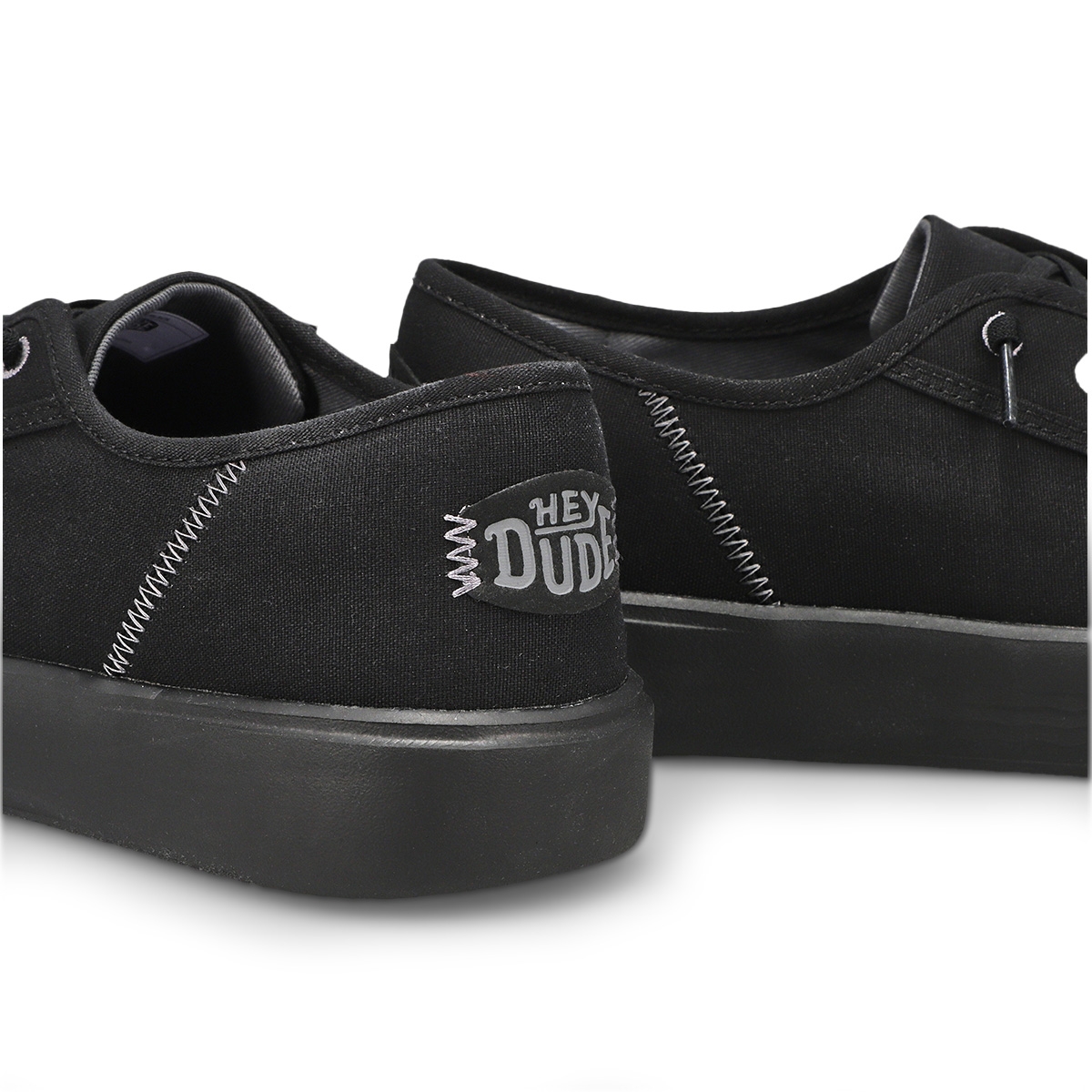 Men's Cody M Canvas Casual Sneaker - Black/Black