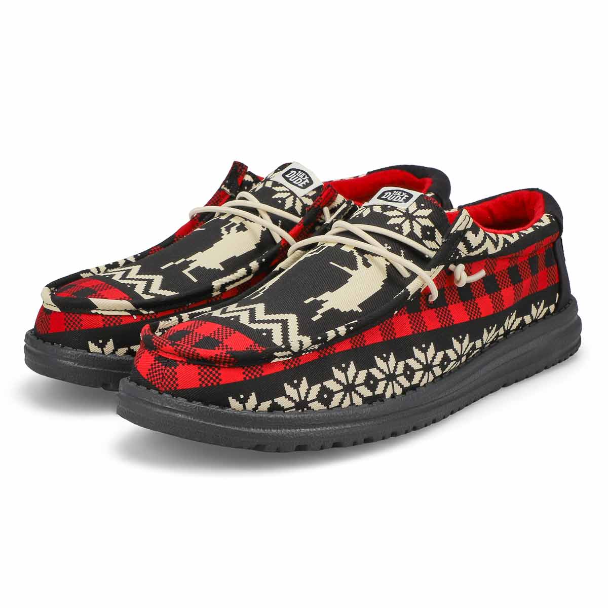 Men's Wally Holiday Cheers Casual Shoe - Black/Multi