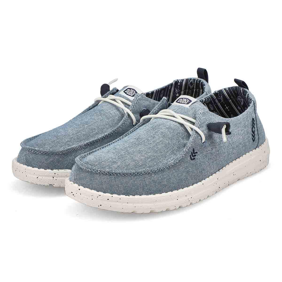 Women's Wendy Chambray Casual Shoe - Light Blue