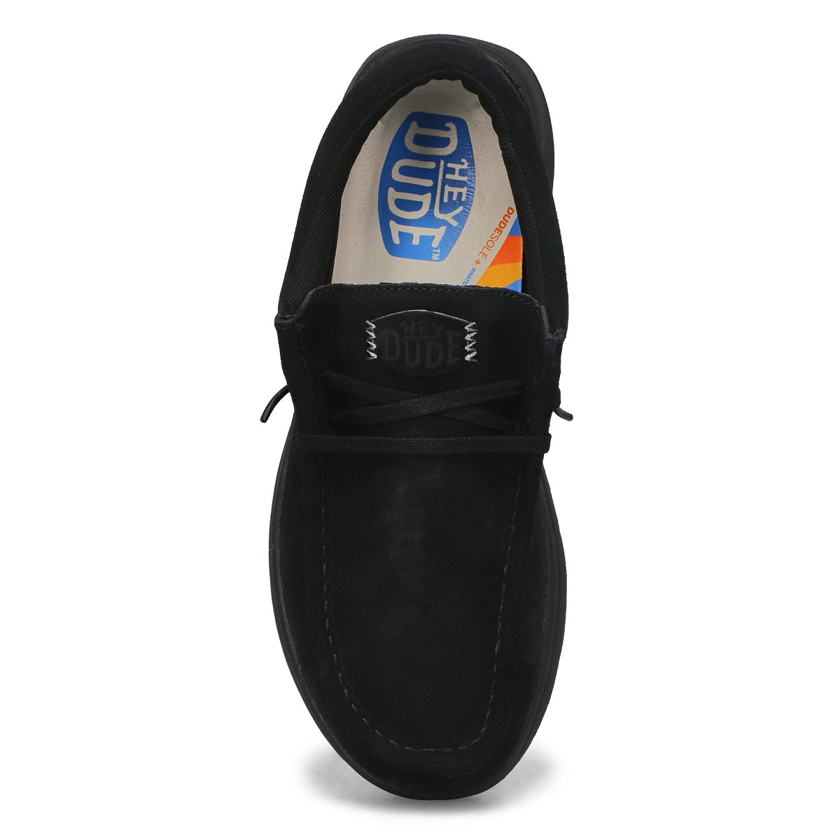 Men's Wally Comf Suede Casual Shoe - Black