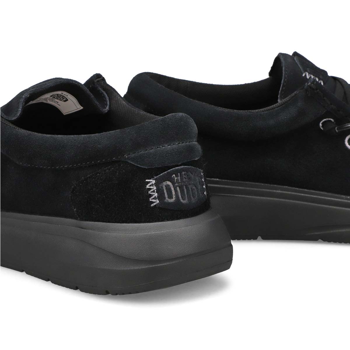 Men's Wally Comf Suede Casual Shoe - Black