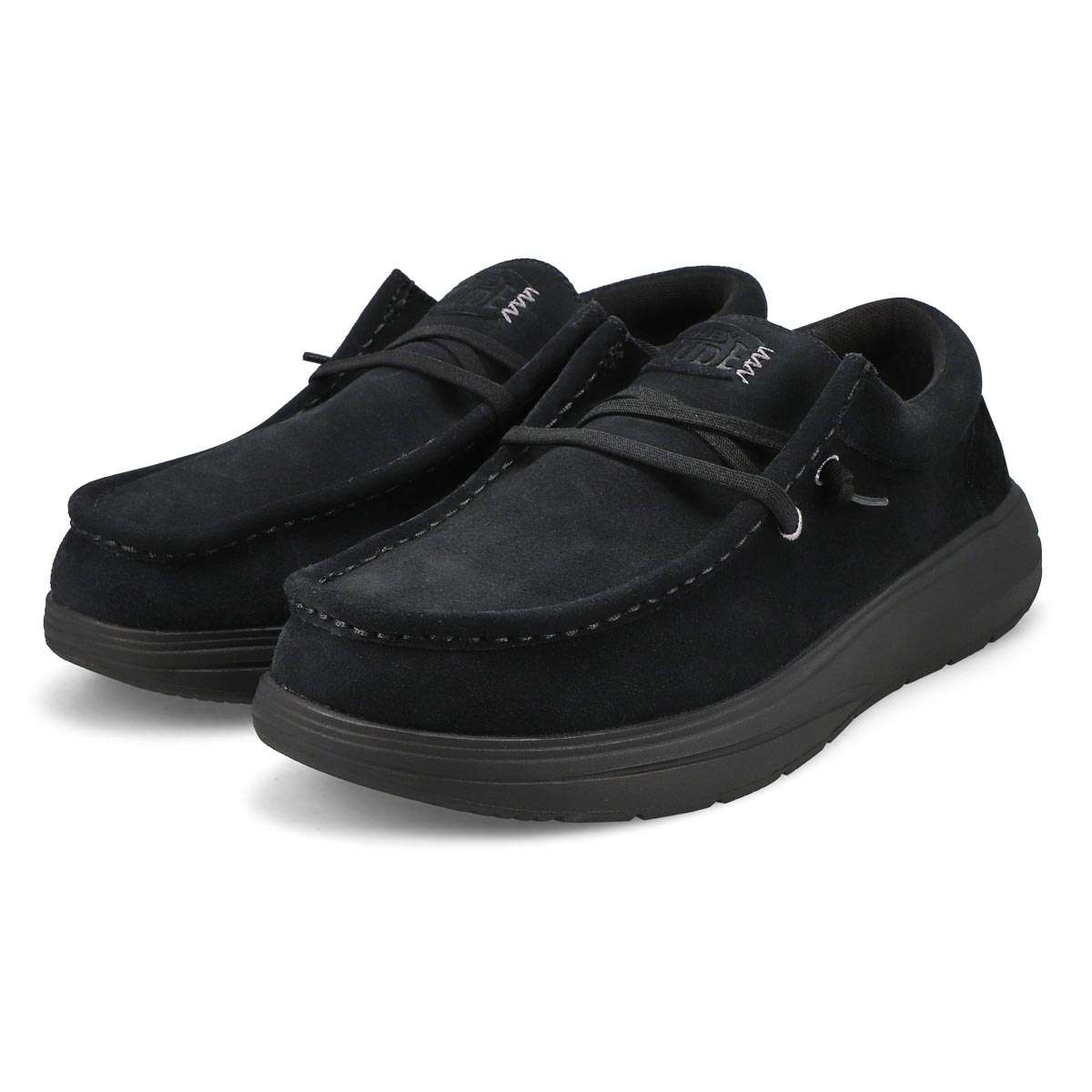 Men's Wally Comf Suede Casual Shoe - Black