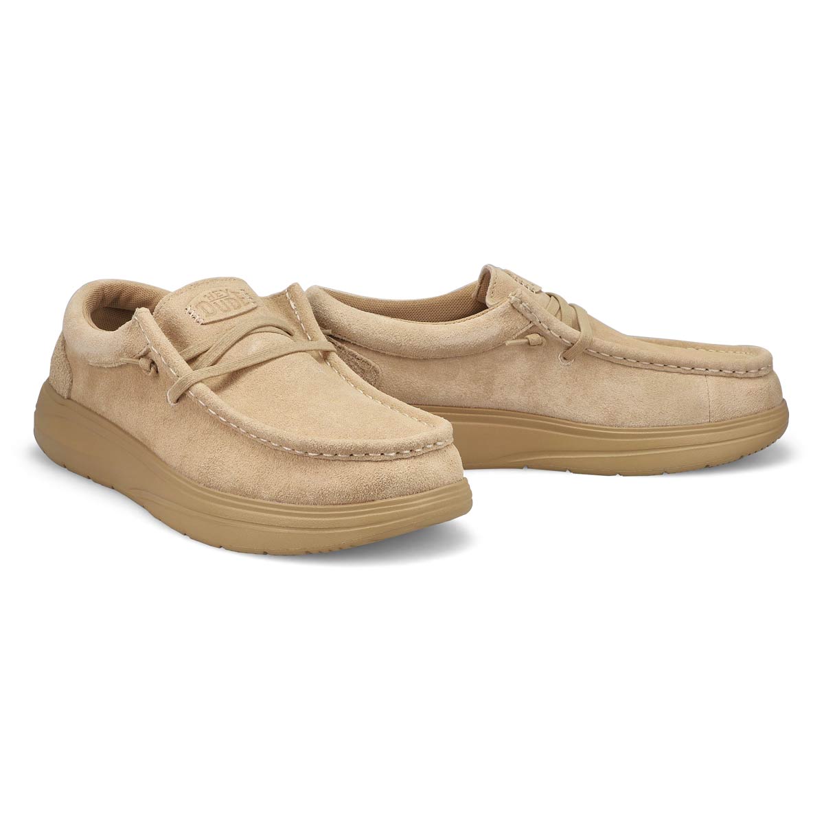 Flâneur décontracté WALLY COMF SUEDE, beige, hommes