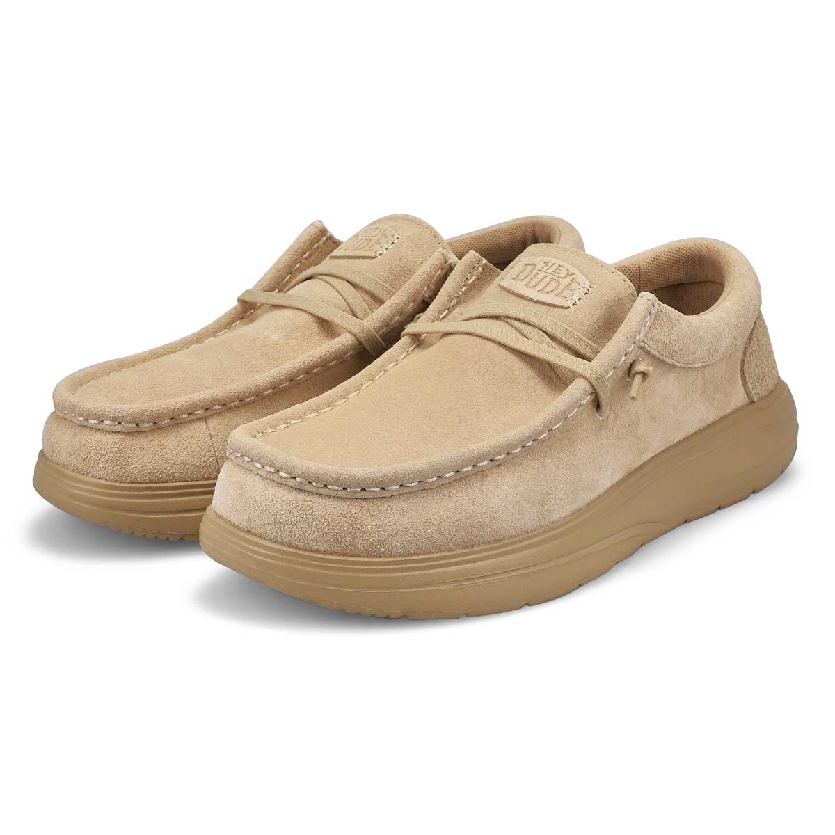 Men's Wally Comf Suede Casual Shoe - Tan