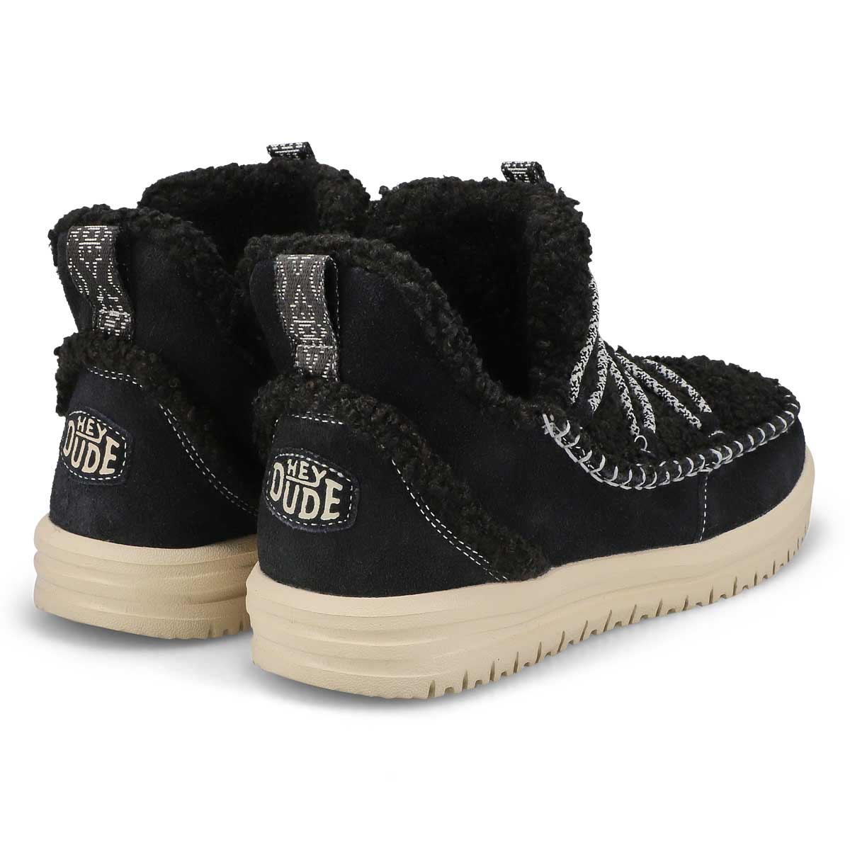 Bottine à enfiler CAMDEN SUEDE COZY, noir, femmes