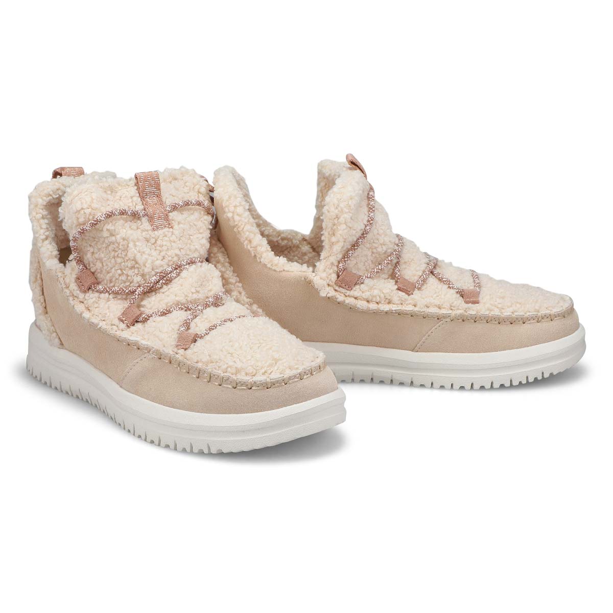 Bottine à enfiler CAMDEN SUEDE COZY, beige, femmes