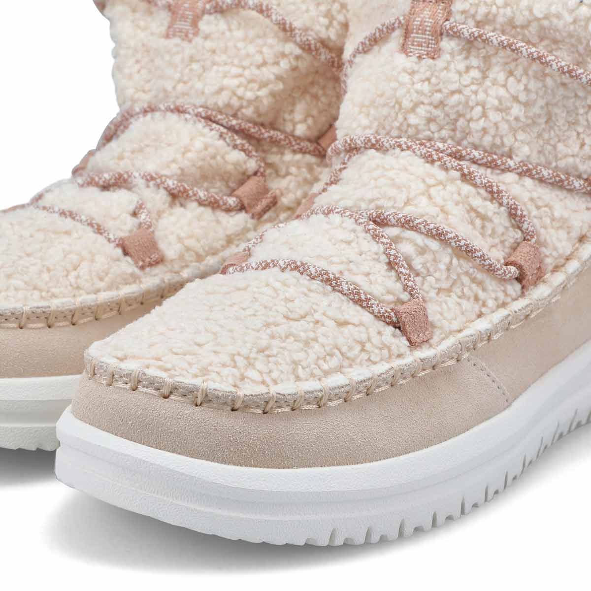 Bottine à enfiler CAMDEN SUEDE COZY, beige, femmes