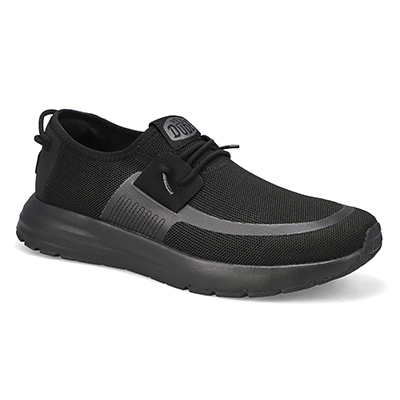 Mns Sirocco Casual Slip On Sneaker - Black/Black