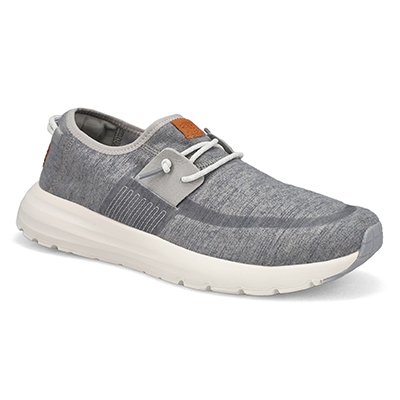 Baskets Sirocco Knit, gris clair/blanc, hommes