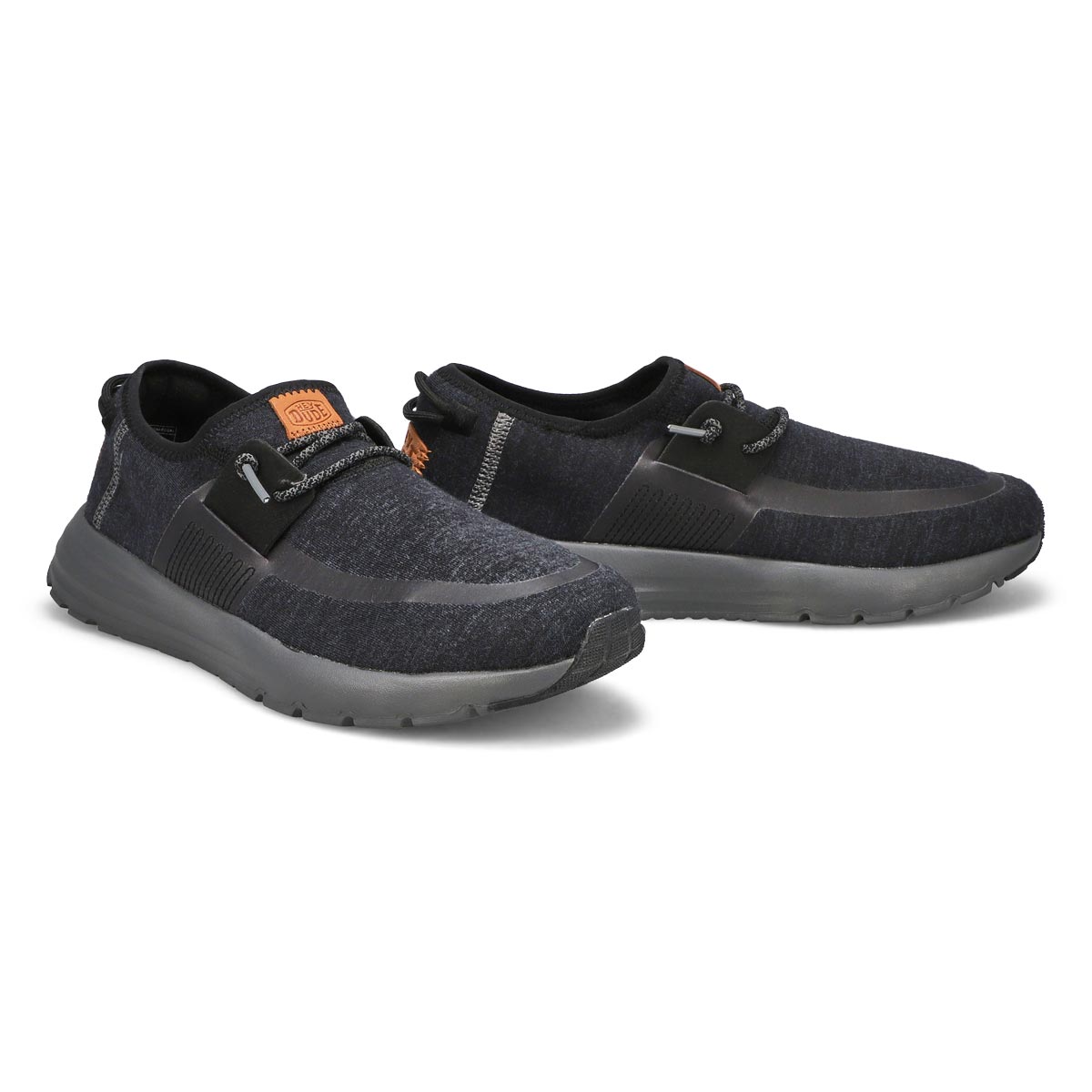 Men's Sirocco Knit Sneaker - Black/Charcoal