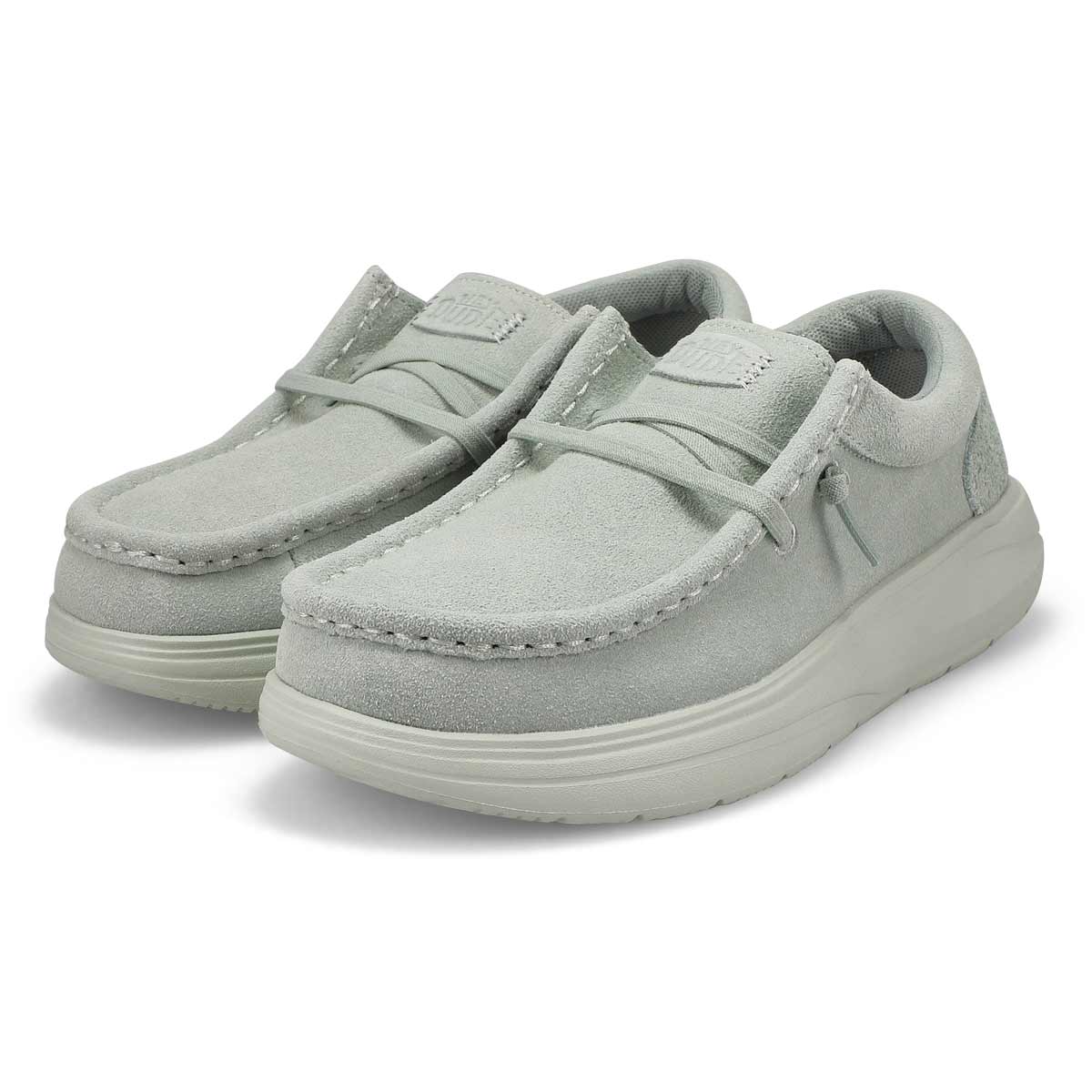 Women's Wendy Comf  Suede Casual Shoe - Sea Foam