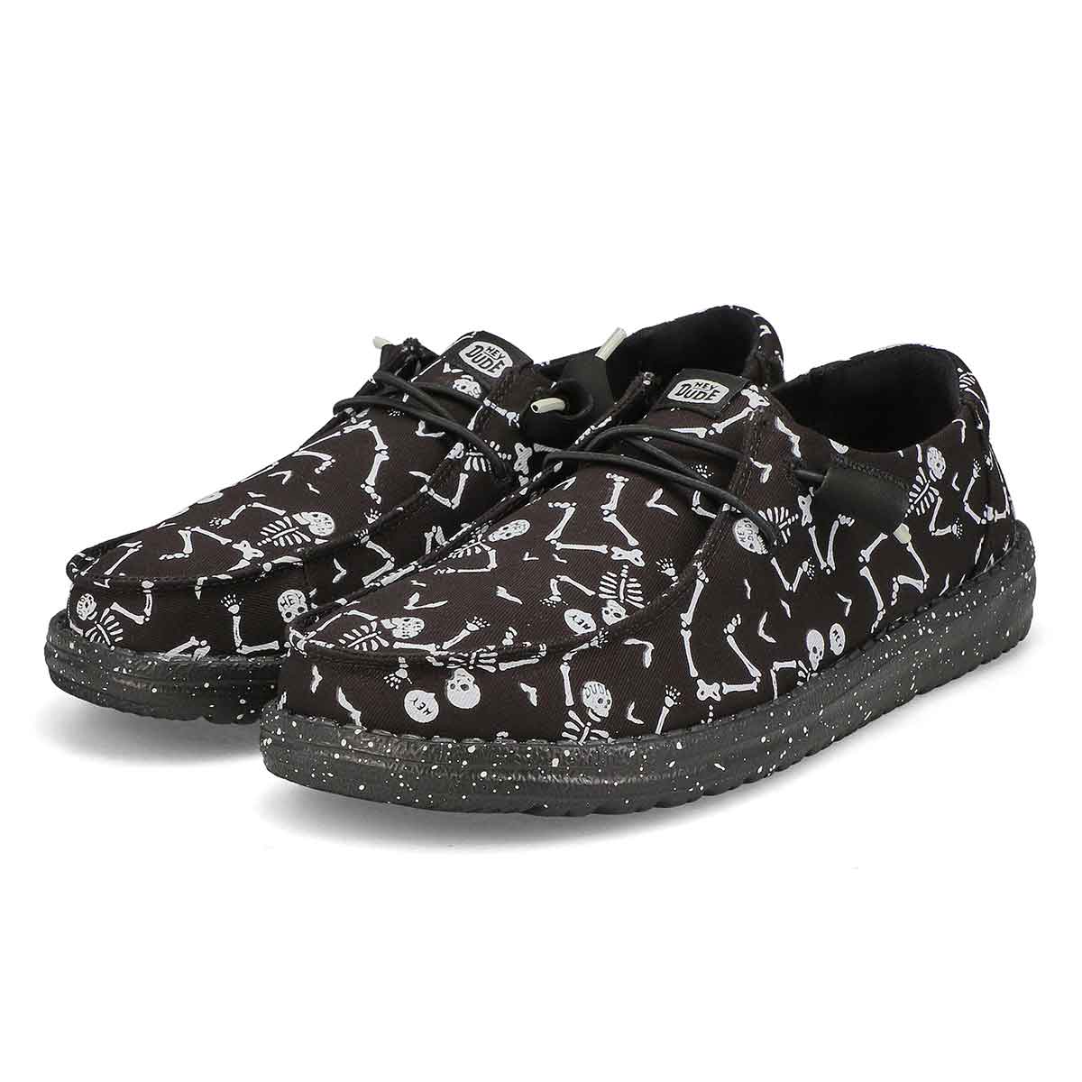 Women's Wendy Skeletons Casual Shoe - Black