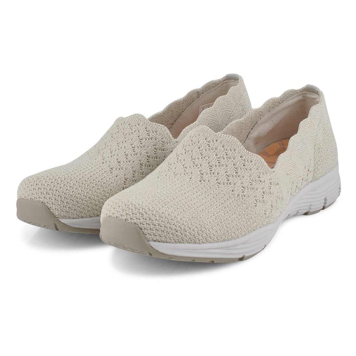 Skechers Women's Seager Stat Shoe - Natural | SoftMoc.com