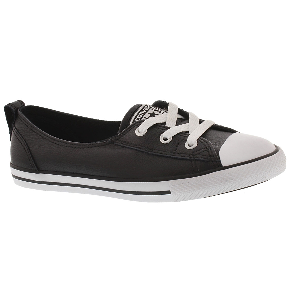 chuck taylor all star ballet lace leather black