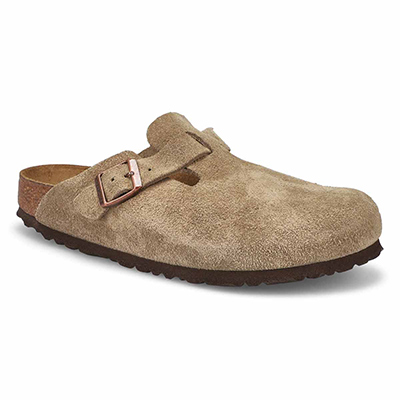 Lds Boston Soft Footbed Narrow Clog - Taupe