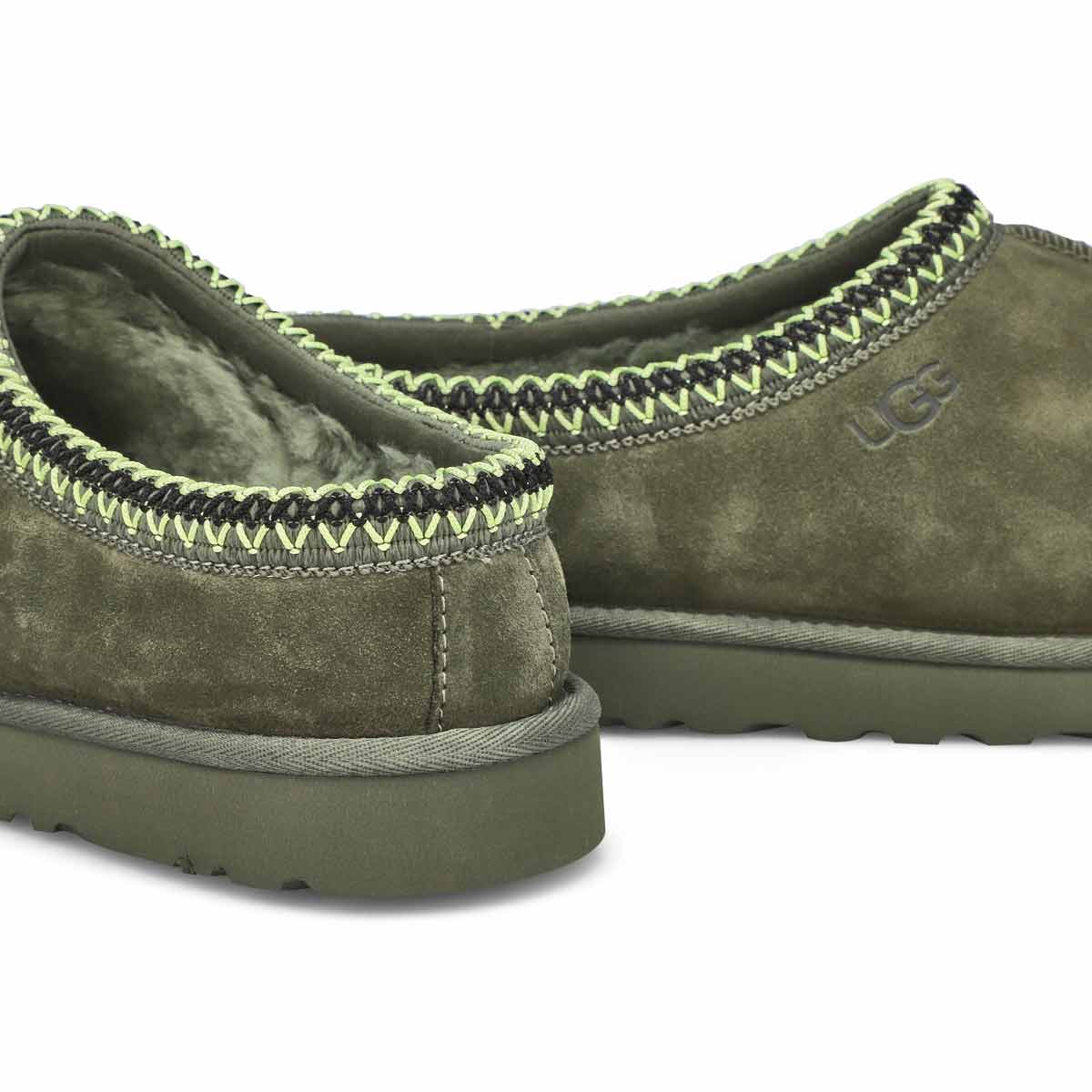 Men's Tasman Sheepskin Slipper - Woodland Green