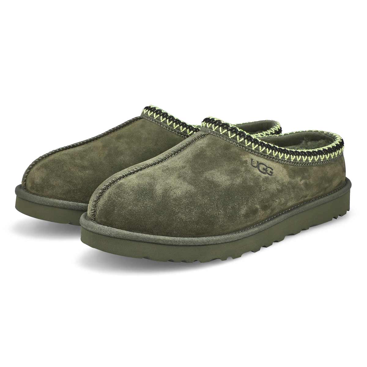 Men's Tasman Sheepskin Slipper - Woodland Green