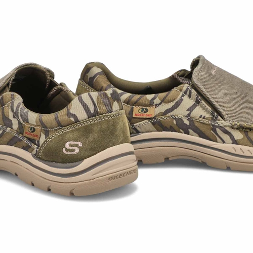 Skechers Mens Avillo Camo Slip On Casual Sho