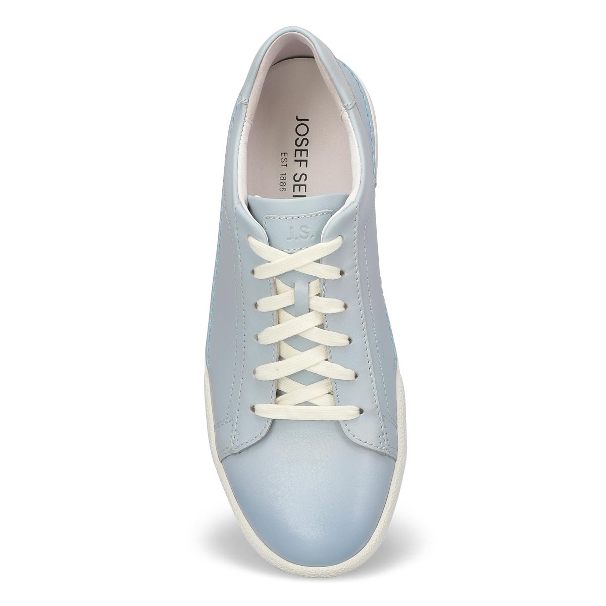 Women's Claire 01 Lace Up Leather Sneaker - Ice Blue