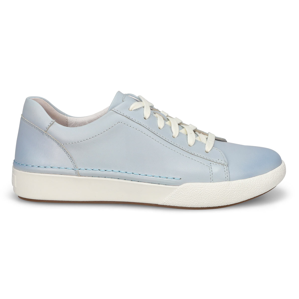 Women's Claire 01 Lace Up Leather Sneaker - Ice Blue