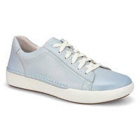 Women's Claire 01 Lace Up Leather Sneaker - Ice Blue