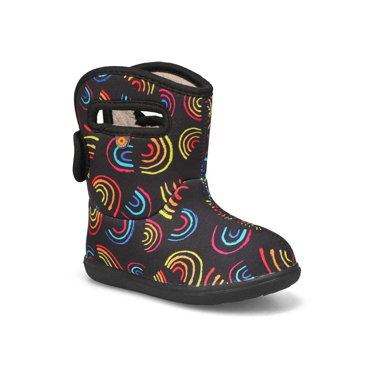 Botte BABY BOGS II WILD RAINBOWS noir bebes