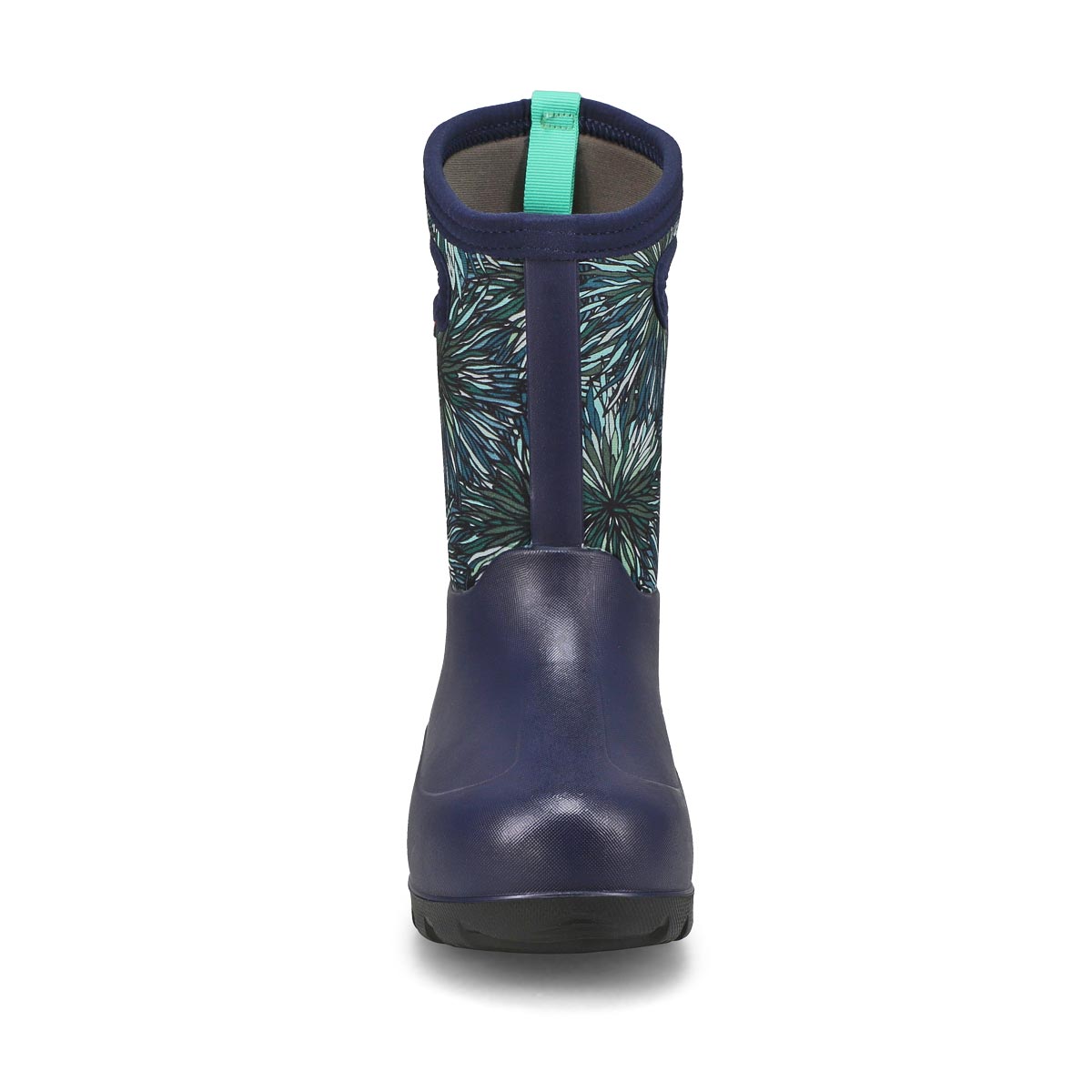 Girls' Neo-Classic Firework Floral Waterproof Boot - Navy/Multi