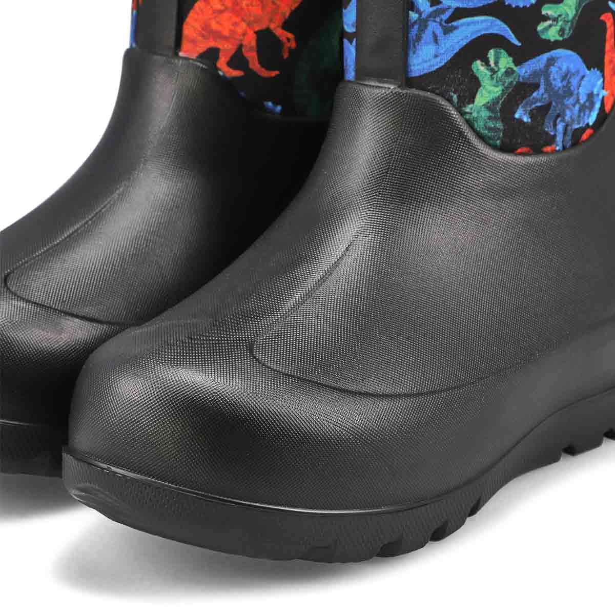 Botte imperméable NEO CLASSIC REAL DINO, noir/multi, garçons