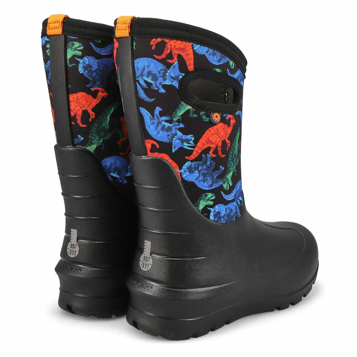 Botte imperméable NEO CLASSIC REAL DINO, noir/multi, garçons