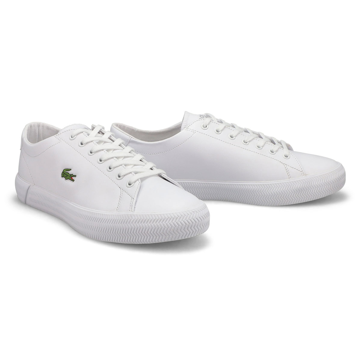 Men's Gripshot BL Leather Sneaker - White/White