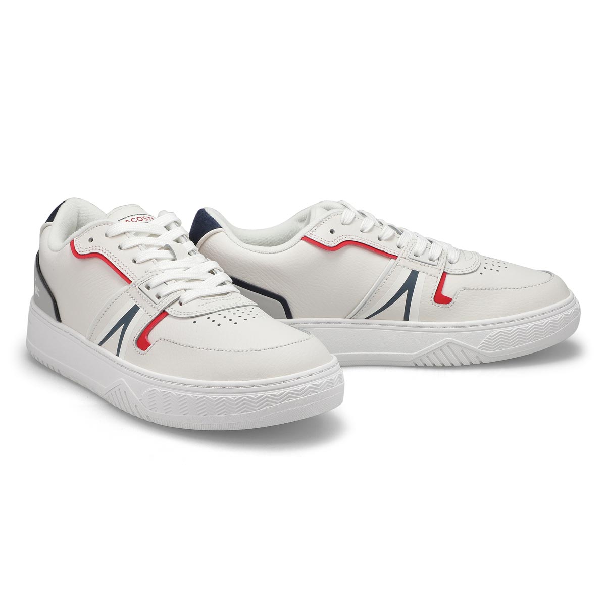 Men's L001 Fashion Sneaker - White/Navy/Red