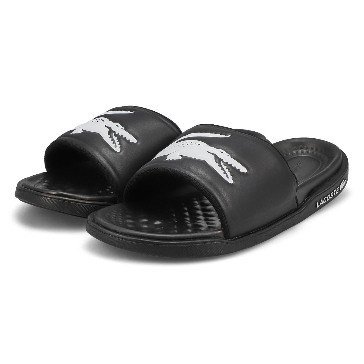 Lacoste Men's Croco Dualiste Slide Sandal - B | SoftMoc.com