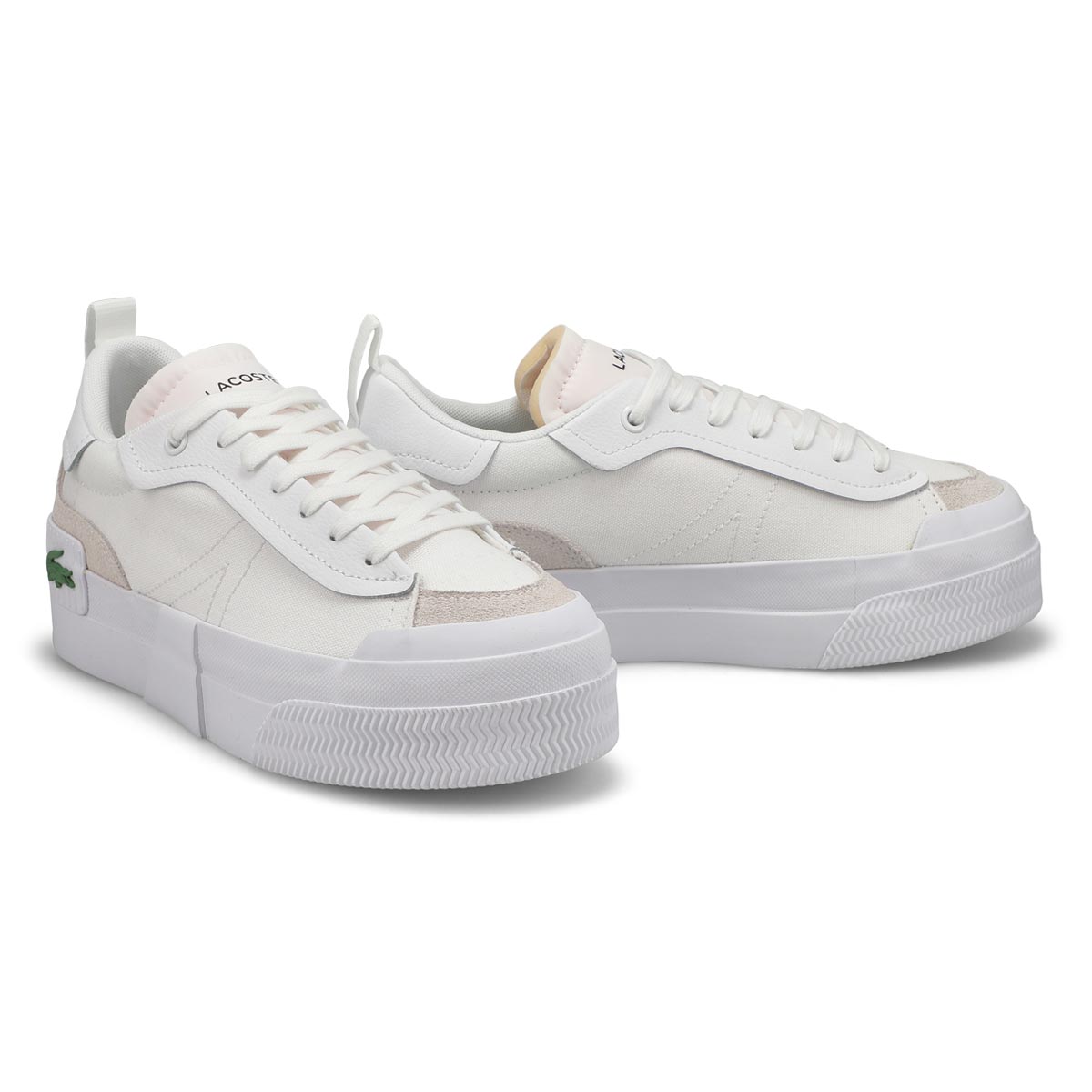 Lacoste women's sneakers clearance white