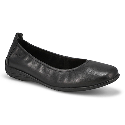 Lds Fenja 01 Ballerina Flat - Black/Black