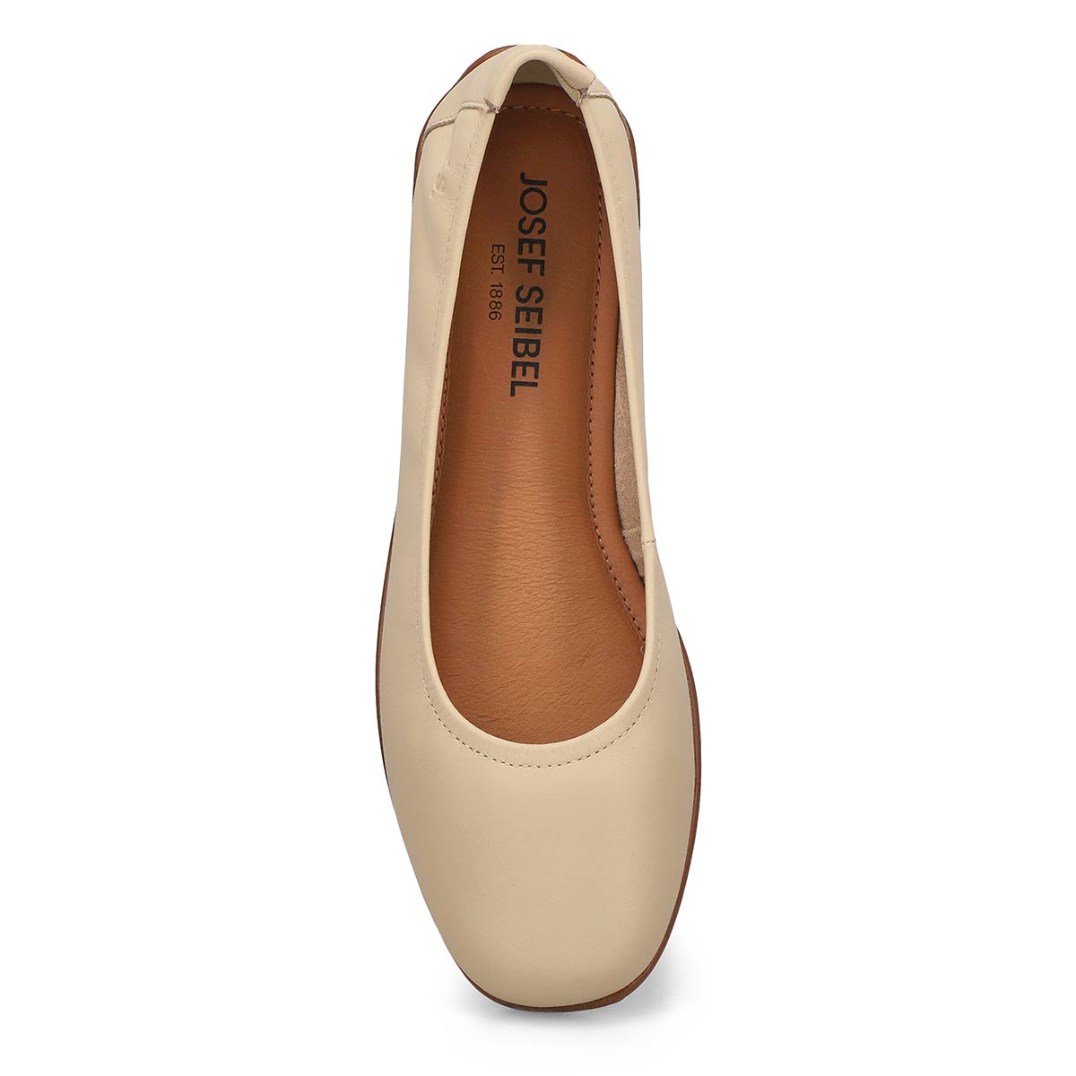 Women's  Fenja 01 Leather Ballerina Flat - Sand