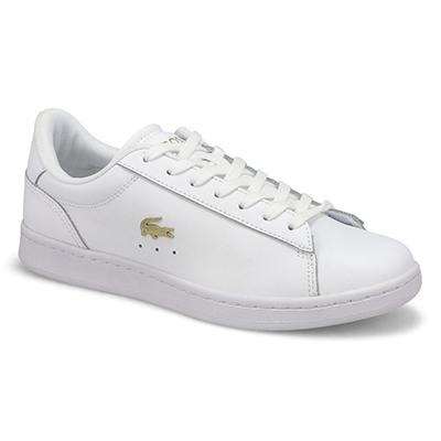 Lds Carnaby Set Leather Sneaker - White/Gold