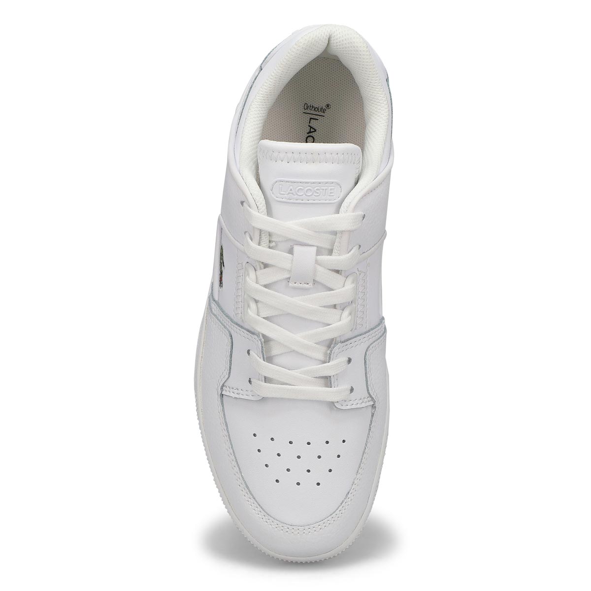 Women's Court Cage Leather Sneaker - White/White