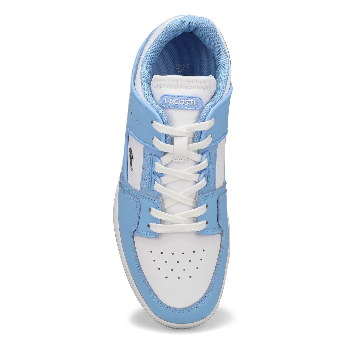 Women's Court Cage Leather Sneaker - Light Blue/White