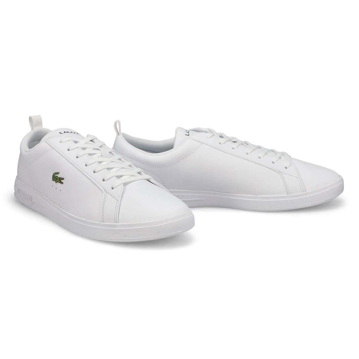 Baskets de mode en cuir CARNA BASE, blanc/blanc, hommes