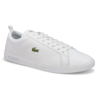 Men's Carna Base Leather Fashion Sneaker - White/White