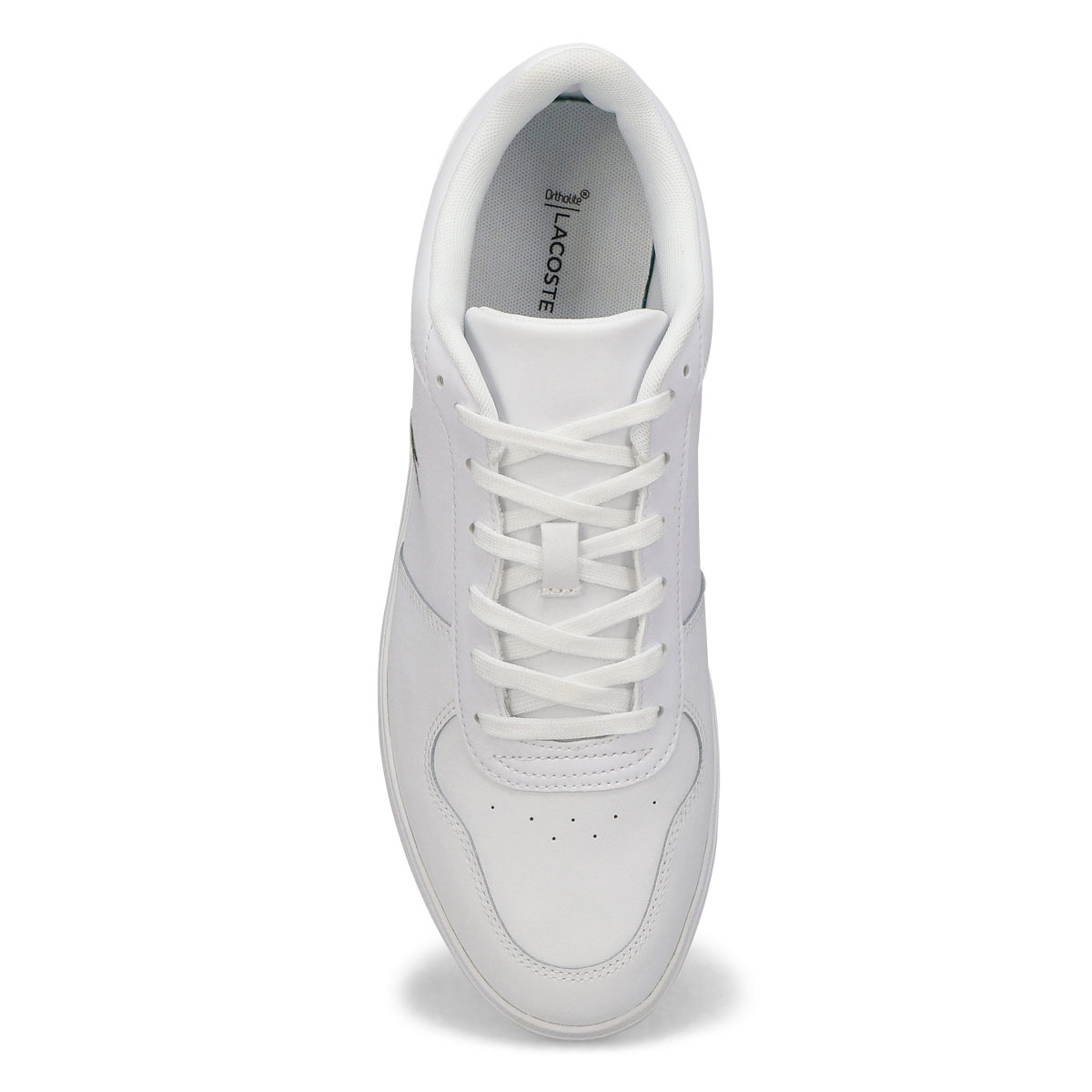 Baskets de mode en cuir T-BASE, blanc/blanc, hommes