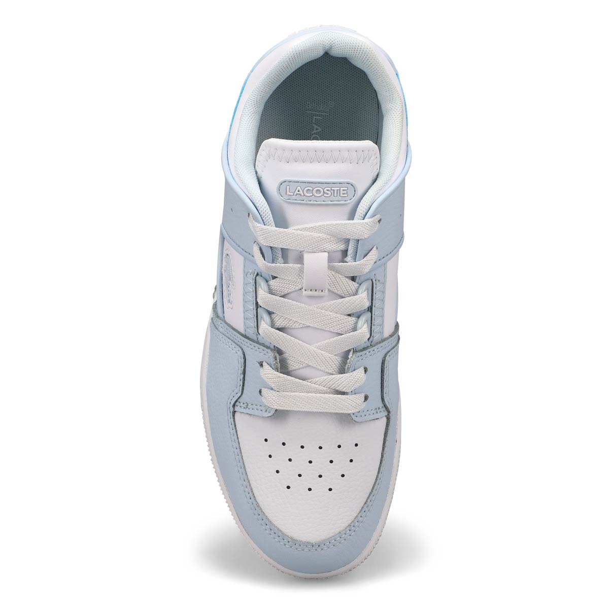 Women's Court Cage Leather Sneaker - Light Blue/White