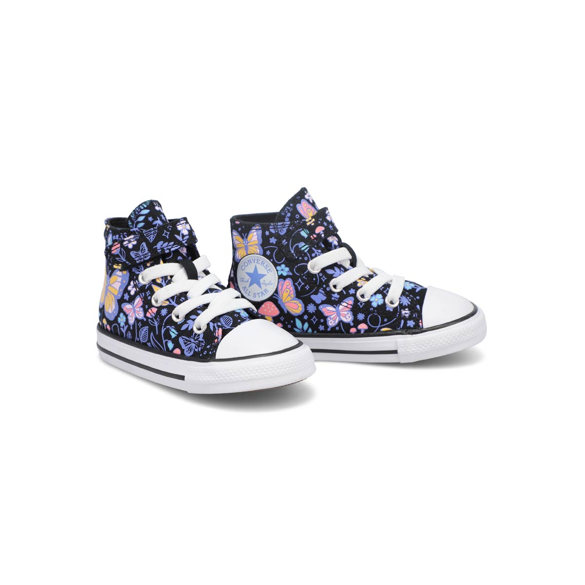 Infants' Chuck Taylor All Star 1v Butterfly Fun Hi Top Sneaker - Black/Multi