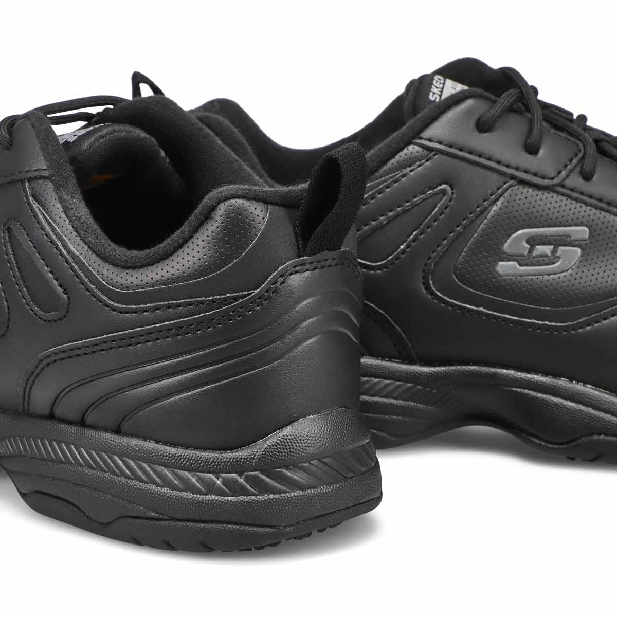 Men's Dighton Sr Slip Resistant Wide Sneaker - Black