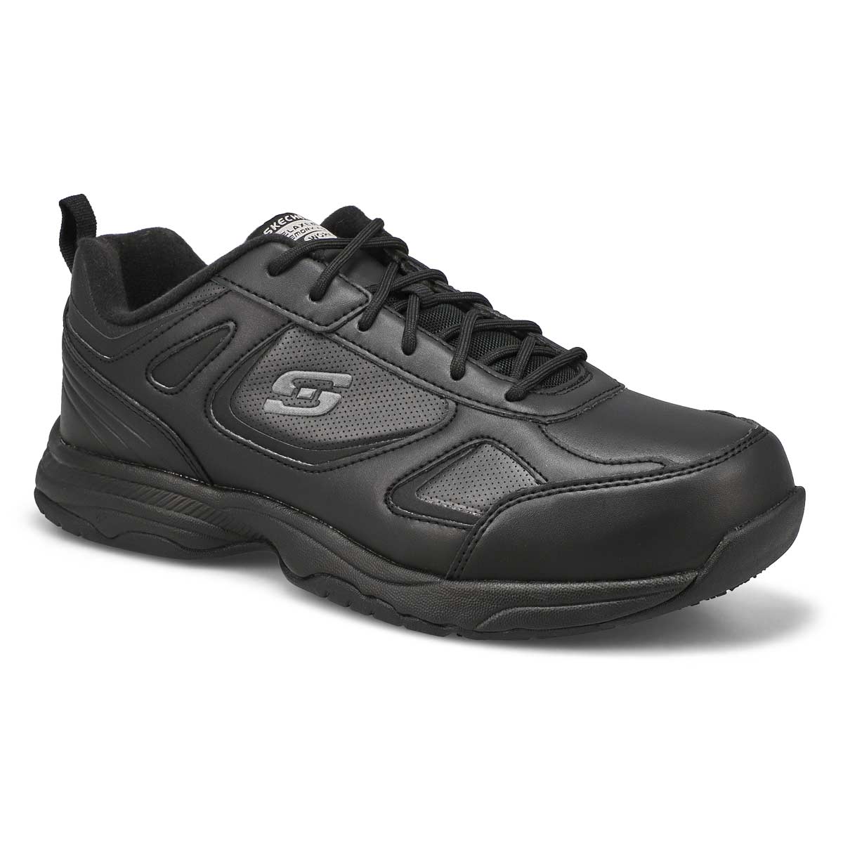 Men's Dighton Sr Slip Resistant Wide Sneaker - Black