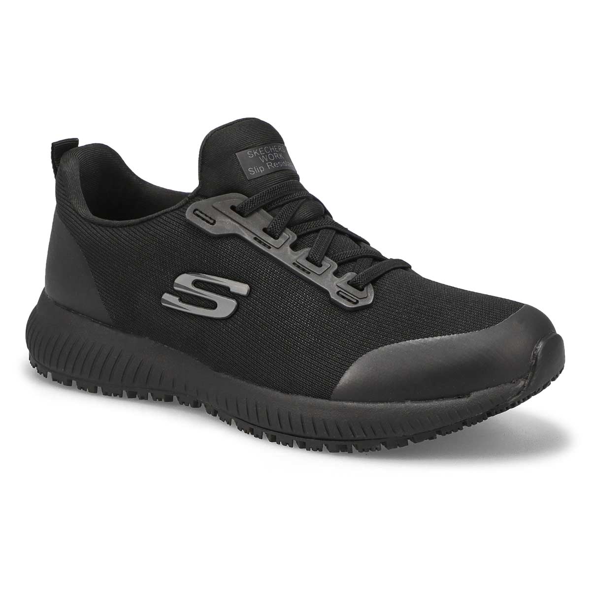 Women's Squad Slip Resistant Sneaker - Black
