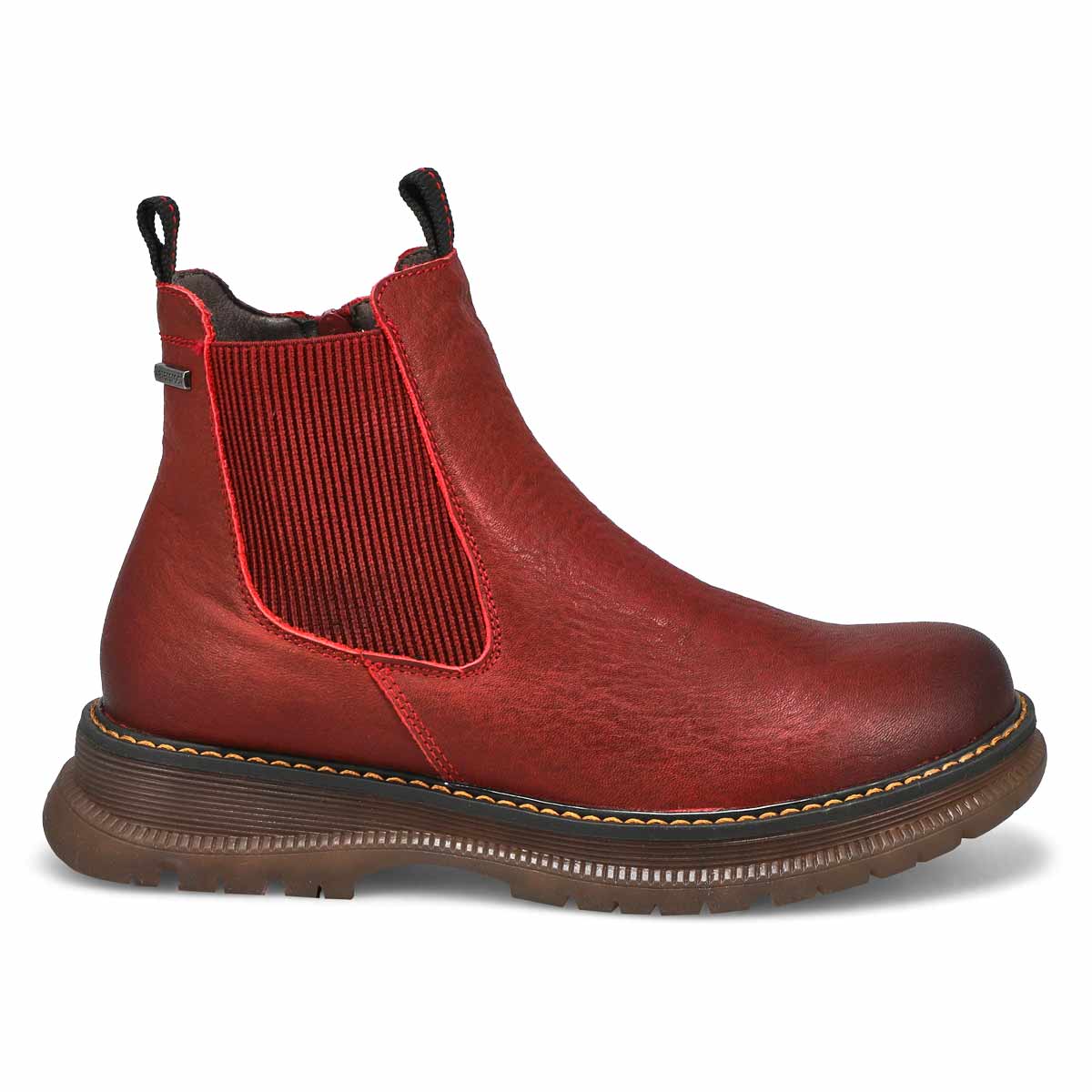 Botte Chelsea imperméable PALOMA 02, rouge, femmes