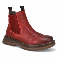 Botte Chelsea imperméable PALOMA 02, rouge, femmes